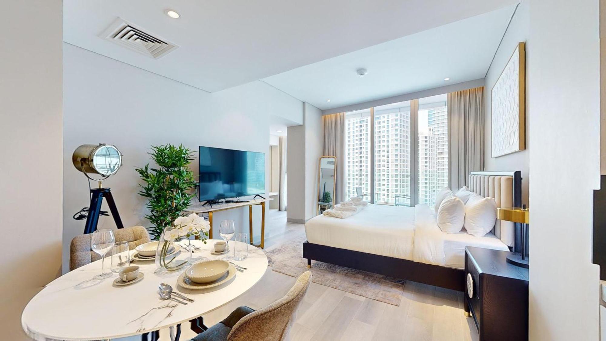 Primestay - Spacious Studio In Dubai Marina With Marina View Kültér fotó